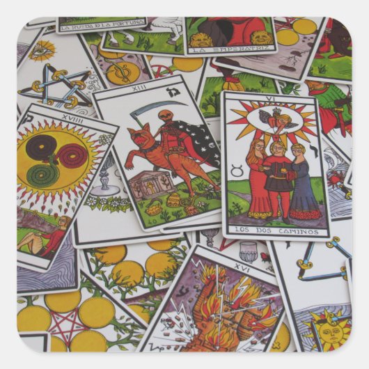 Tarot kaarten stickers (Voorkant)