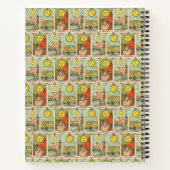 tarot Kaarten Sun Moon Stars Custom Notitieboek (Achterkant)