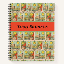 tarot Kaarten Sun Moon Stars Custom Notitieboek