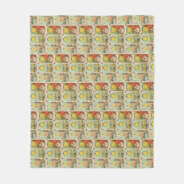  tarot Kaarten Sun Moon Stars Fleece Deken