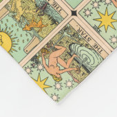 tarot Kaarten Sun Moon Stars Fleece Deken (Hoek)