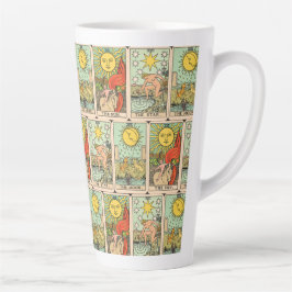  tarot Kaarten Sun Moon Stars Latte Mok