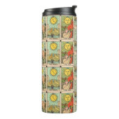  tarot Kaarten Sun Moon Stars Thermosbeker (Gedraaid links)