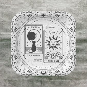 Tarot Kaarten | VRIJGEZELLENFEEST | Bruiloft | Lie Papieren Bordje