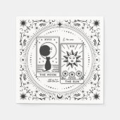 Tarot Kaarten | VRIJGEZELLENFEEST | Bruiloft | Lie Servet (Voorkant)