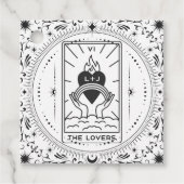 Tarot Kaarten | VRIJGEZELLENFEEST | Bruiloft | Mod Bedankjes Labels (Voorkant)