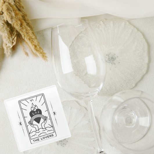 Tarot Kaarten | VRIJGEZELLENFEEST | Bruiloft | Mod Glazen Onderzetter