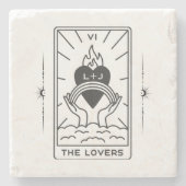 Tarot Kaarten | VRIJGEZELLENFEEST | Bruiloft | Mod Stenen Onderzetter (Voorkant)