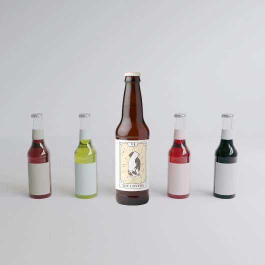 Tarot Kaarten | VRIJGEZELLENFEEST | Bruiloft | Neu Bier Etiket