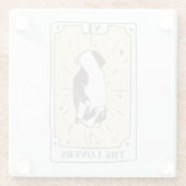 Tarot Kaarten | VRIJGEZELLENFEEST | Bruiloft | Neu Glazen Onderzetter (Achterkant)