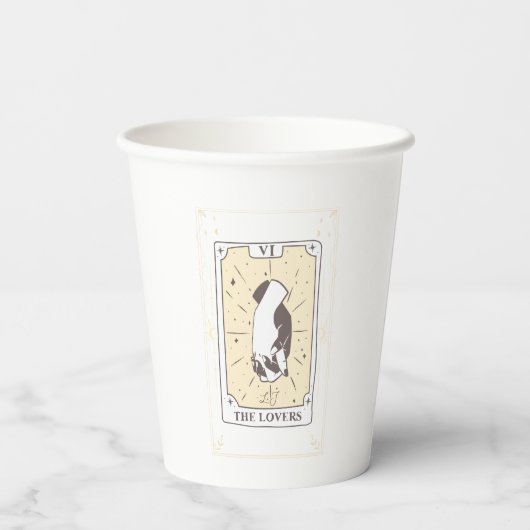 Tarot Kaarten | VRIJGEZELLENFEEST | Bruiloft | Neu Papieren Bekers (Achterkant)
