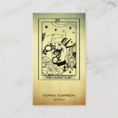 Tarot Kapsalon Gold Ombre Visitekaartje (Voorkant)
