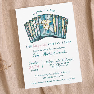 Tarot Keizerin Baby Meisje Hemelse Baby Shower Kaart