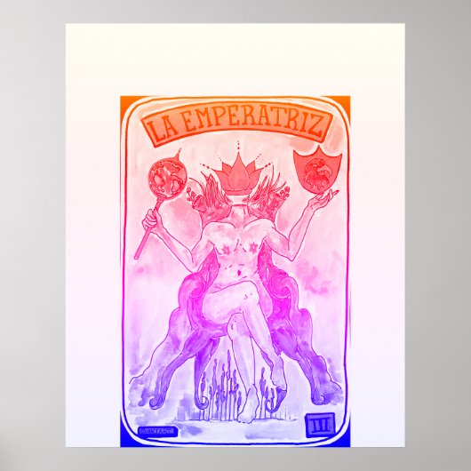 Tarot LA emperatriz Poster (Voorkant)
