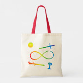Tarot Lemniscate: De tovenaar en de elementen van Tote Bag (Achterkant)