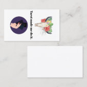 Tarot liet me het doen visitekaartje (Voorkant / Achterkant)