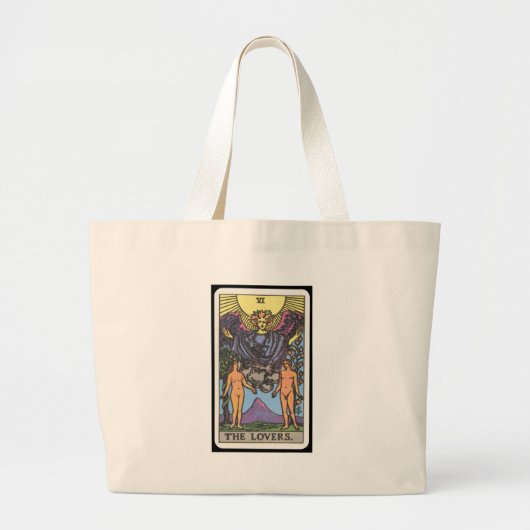 Tarot: Lovers Grote Tote Bag (Voorkant)