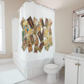 Tarot Lover's Shower Curtain Douchegordijn (In situ)