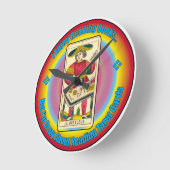 Tarot Lover's Wall Clock Ronde Klok (Hoek)