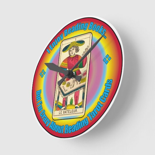 Tarot Lover's Wall Clock Ronde Klok (Hoek)