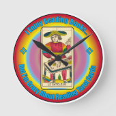 Tarot Lover's Wall Clock Ronde Klok (Voorkant)