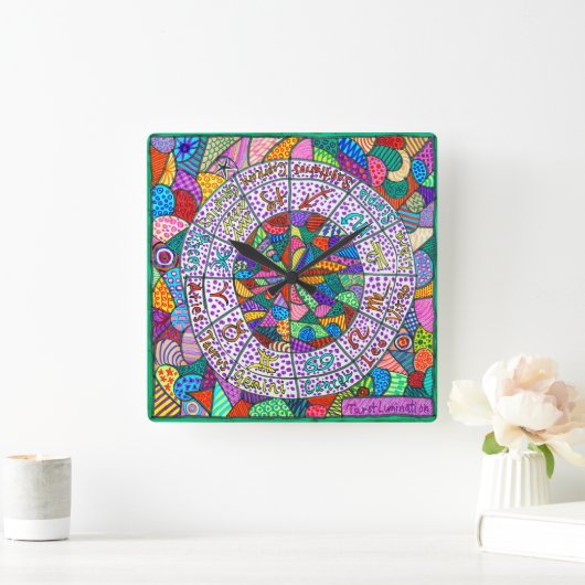 Tarot Lumination Wall klok (Huis)