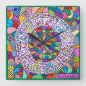 Tarot Lumination Wall klok (Voorkant)