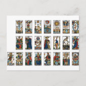 Tarot Major Arcana Briefkaart (Voorkant)