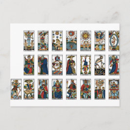 Tarot Major Arcana Briefkaart
