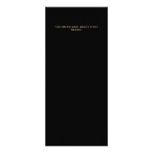 Tarot Make-up Hair Nails Lashes Salon Gold Black Reclamekaart (Achterkant)