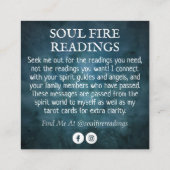 Tarot Medium Readingen Third Eye Vierkante Visitekaartje (Achterkant)