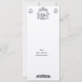 TAROT metallic zilver zwart Kaart (Achterkant)