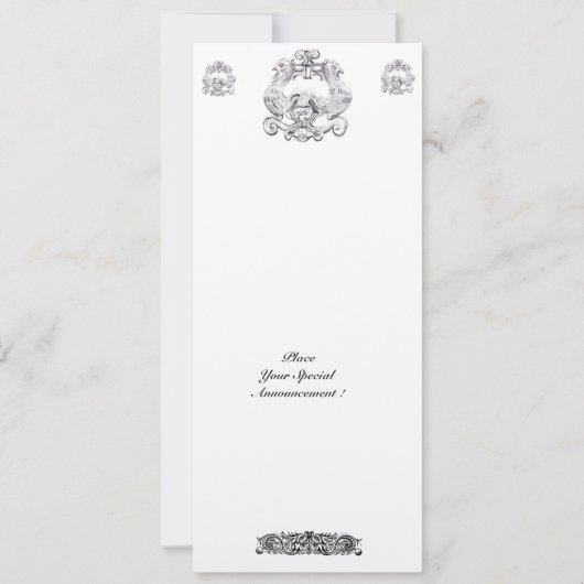 TAROT metallic zilver zwart Kaart (Achterkant)