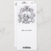 TAROT metallic zilver zwart Kaart (Voorkant / Achterkant)