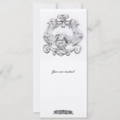 TAROT metallic zilver zwart Kaart (Voorkant)