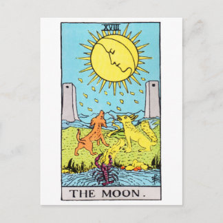 tarot-moon briefkaart