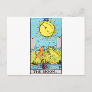 tarot-moon briefkaart