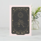 Tarot Mystic Bachelorette Party Kaart (Staand voorkant)