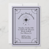 Tarot Mystic Fortune Bachelorette Party Kaart (Achterkant)