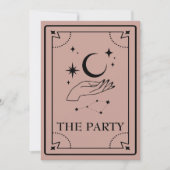 Tarot Mystic Fortune Bachelorette Party Kaart (Voorkant)