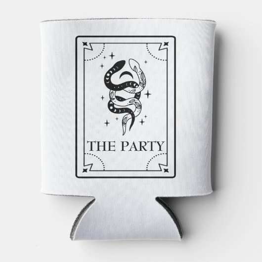 Tarot Mystic Fortune Bruidsfeest Favor Blikjeskoeler (Voorkant)