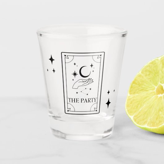 Tarot Mystic Fortune Shot Glass Shot Glas (Voorkant)
