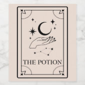 Tarot Mystic Fortune Wijnlabel Wijn Etiket (Enkel label)