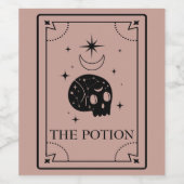 Tarot Mystic Fortune Wijnlabel Wijn Etiket (Enkel label)
