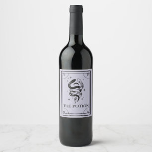 Tarot Mystic Fortune Wine Label Wijn Etiket
