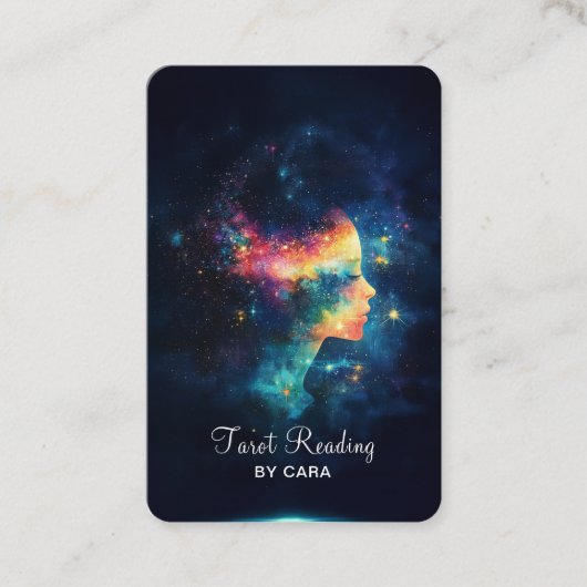 Tarot, Mystic Universe Vrouw Visitekaartje (Voorkant)