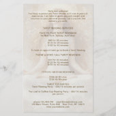 Tarot Mystic Woman Eye Moon Gold Flyer (Achterkant)