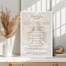 Tarot Mystic Woman Eye Moon Gold prijslijst Poster