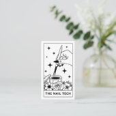 Tarot Nagelstylist Nagel Kunst Visitekaartje (Staand voorkant)