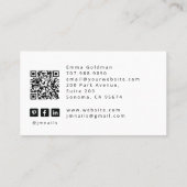 Tarot Nagelstylist Nagel Kunst Visitekaartje (Achterkant)